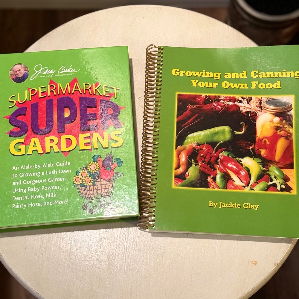 Jerry Baker Supermarket Super Gardens Growing Canning Your Own Food Books Lot